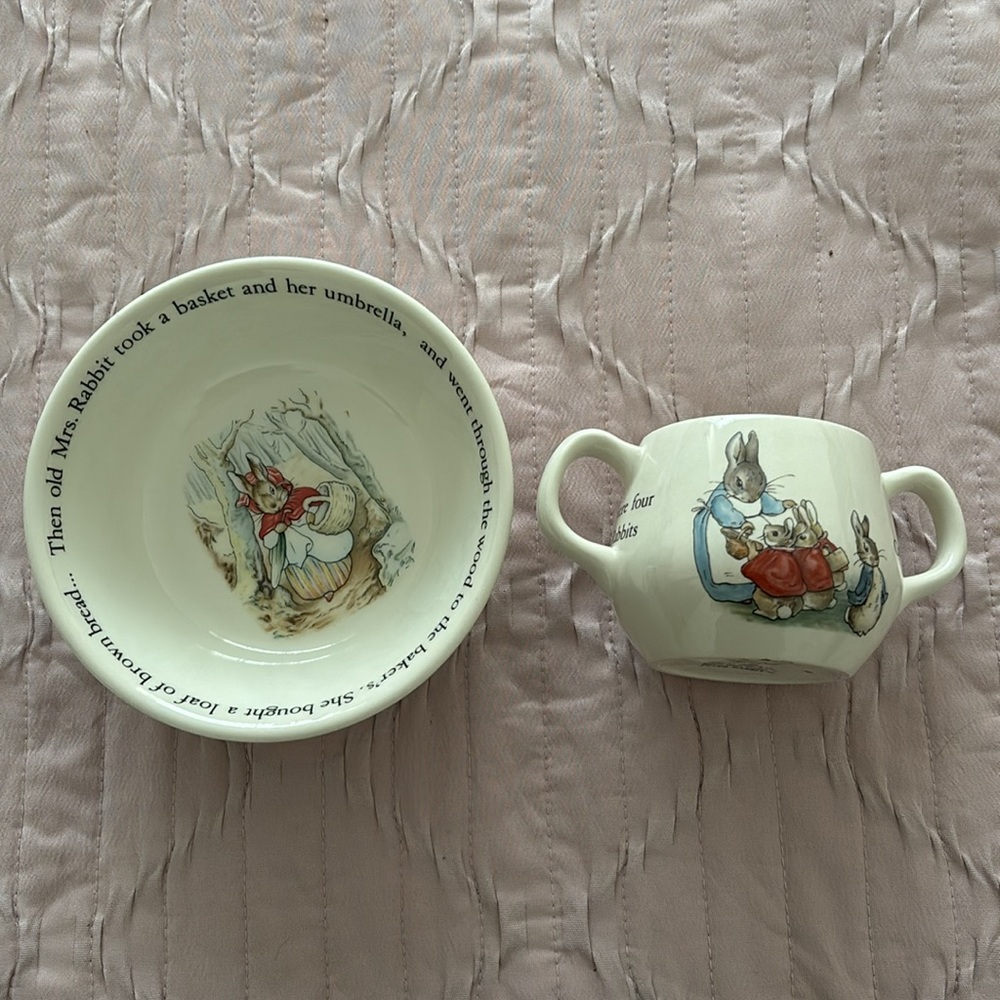 Mrs. Rabbit Bowl and Mug Set - Picture 2 of 6